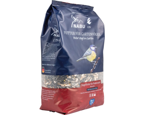 NABU Vogelfutter für Gartenvögel, 1.75 Kilogramm Packung