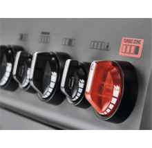 Gasgrill mit Drehreglern zur Steuerung der Hitze