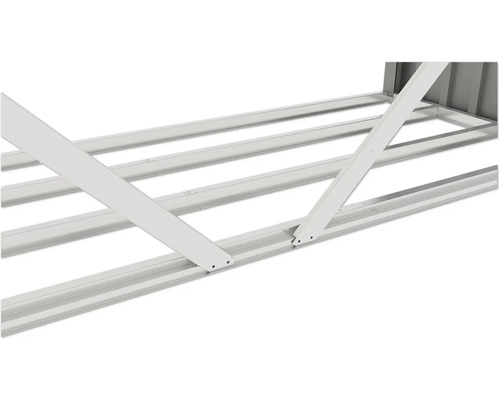 Metallrahmenstruktur für ein Gartenhaus