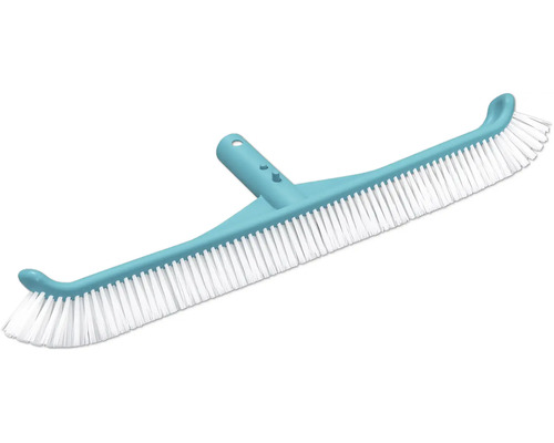 Poolbürste mit weißen Borsten