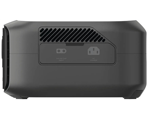 Stromgenerator mit Solar-, Autobatterie- und Wechselstromladeanschluss.