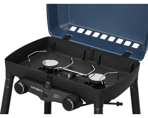 Explorer II Gaskocher mit zwei Brennern und Deckel