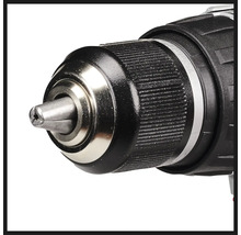 Detailaufnahme des Bohrfutters einer Bohrmaschine