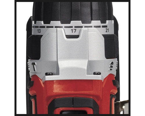 Detailaufnahme eines Akkuschraubers mit Drehmomenteinstellung