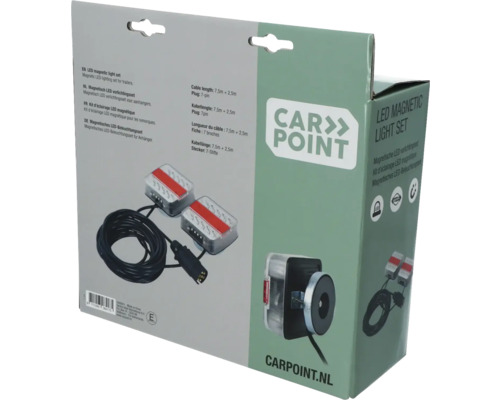 Carpoint Magnetisches LED Beleuchtungsset für Anhänger in Verpackung