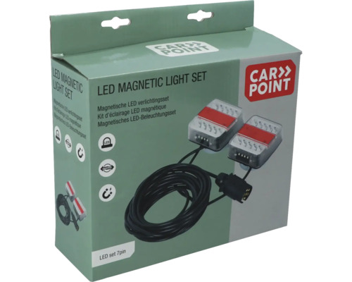 LED Magnetleuchten Set in Produktverpackung