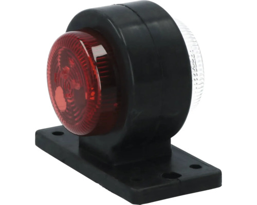 Positionsleuchte mit rotem und klarem Licht für Anhänger
