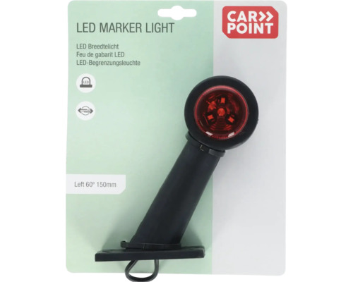 LED-Positionsleuchte links 60 Grad 150 Millimeter