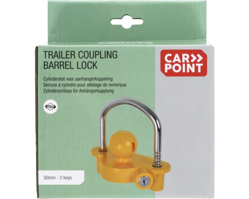 Anhängerkupplung Zylinderschloss im Karton