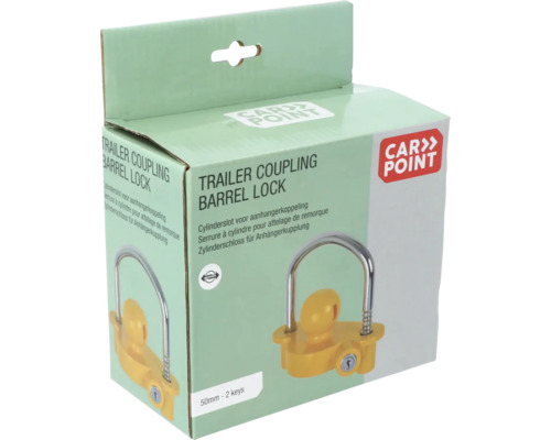 Anhängerkupplung Fassschloss in Verpackung