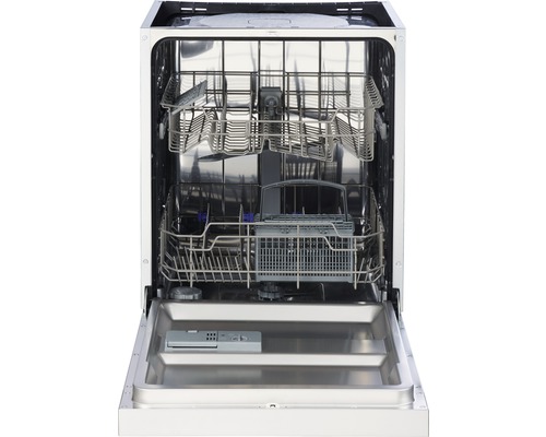 Innenansicht eines Geschirrspülers mit Geschirrkörben