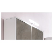 Beleuchteter Badezimmerschrank mit Spiegeltüren