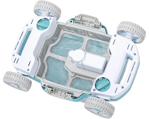 Poolreinigungsroboter mit Filter und Rädern