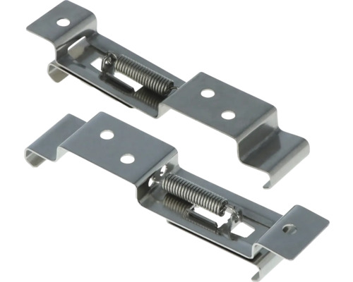 Nummernschildklammern für Schilder 520 mm x 110 mm für Anhänger Pack = 2 St