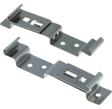 Zwei Jalousienhalter aus Metall