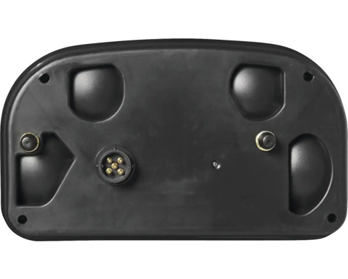 Rückseite einer Anhängerleuchte mit Stecker