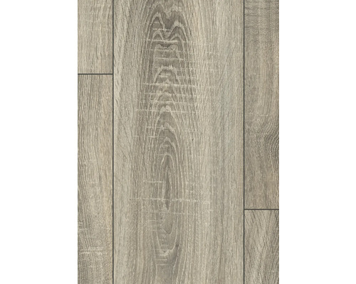 Nahaufnahme von Laminatboden in Holzoptik