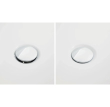 Ab-und Überlaufgarnitur Duravit für Badewanne chrom glänzend