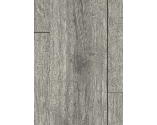 Nahaufnahme von Laminatboden in Holzoptik