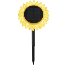 Solarleuchte in Sonnenblumenform für den Garten