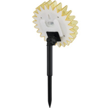 Solarleuchte mit Erdspieß im Sonnenblumen-Design für den Garten