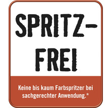 Spritz-Frei Kennzeichnung für Farbe
