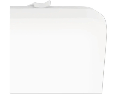 Detailansicht einer weißen Aufbewahrungsbox aus Kunststoff