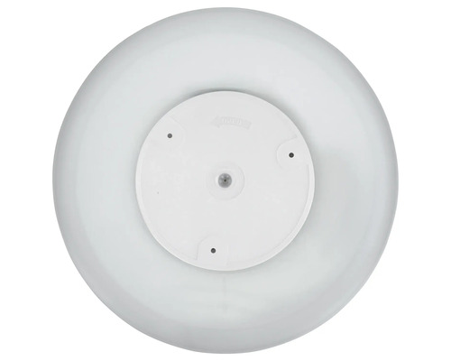 Runde Deckenleuchte aus Kunststoff mit Montageplatte