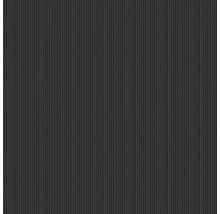 Dunkle Metallfassade mit vertikalen Linien