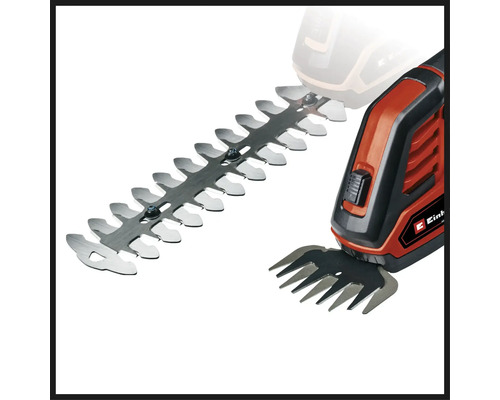 Einhell Akku-Gras- und Strauchschere mit Messern