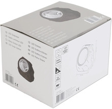 Verpackung einer LED Solarleuchte in Steinoptik