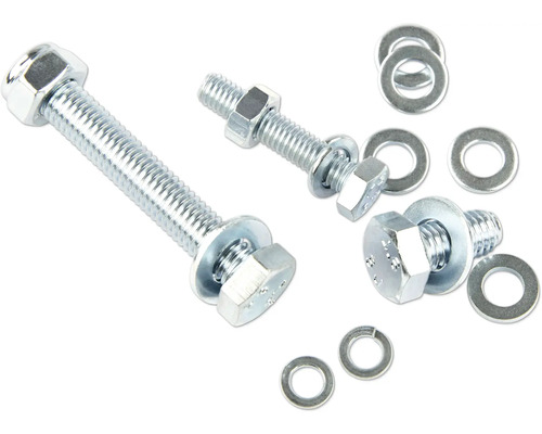 Schrauben, Muttern und Unterlegscheiben aus Metall