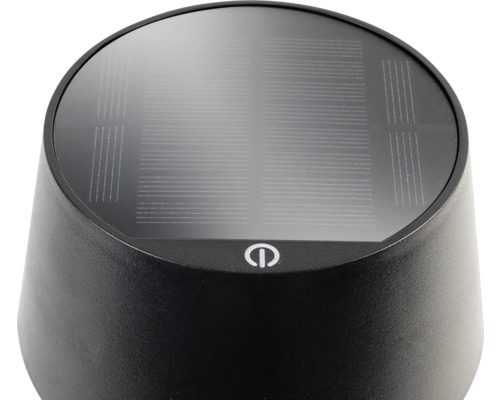 Solarleuchte mit Solarpanel und Ein-/Ausschalter