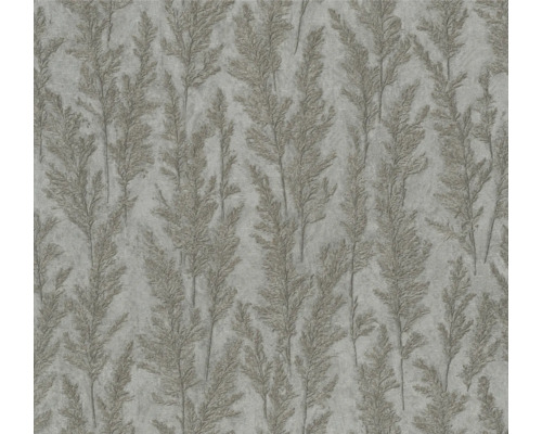 MARBURG Vliestapete 85733 Natural Opulence Blumen silber Tapete mit Pflanzenmuster