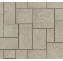 Fliesenmuster mit Holzmaserung
