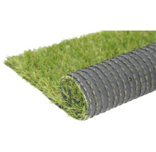 Aufgerollter Kunstrasen