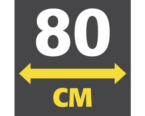 Produktabmessung 80 Zentimeter