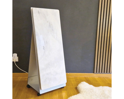 Marmorheizung auf Rollen mit Stecker