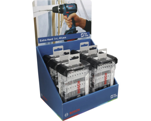 Bosch Extra Hard Set, 43-teilig im Display
