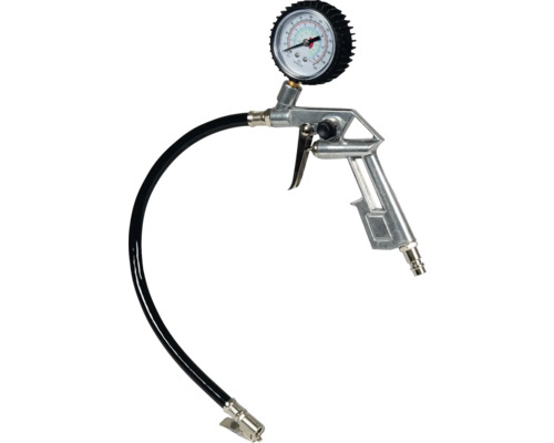 Reifenfüller mit Manometer und Schlauch