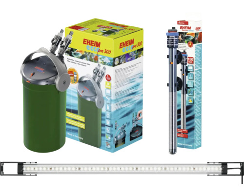 Eheim Außenfilter, Eheim Heizstab und Eheim Aquarienleuchte