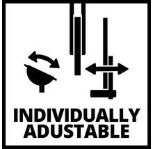 Symbol für individuelle Einstellbarkeit
