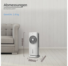 Design-Luftkühler BE COOL, 20 m², weiß