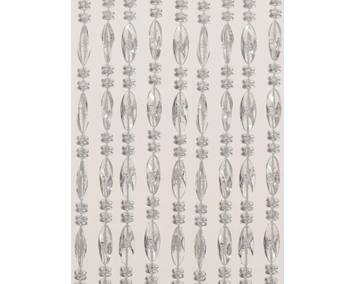 Dekoschals aus transparenten Kunststoffperlen