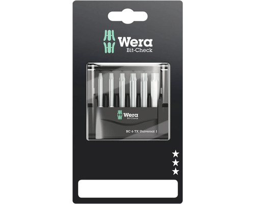Wera Bit-Check mit Torx-Bits, 6-teilig