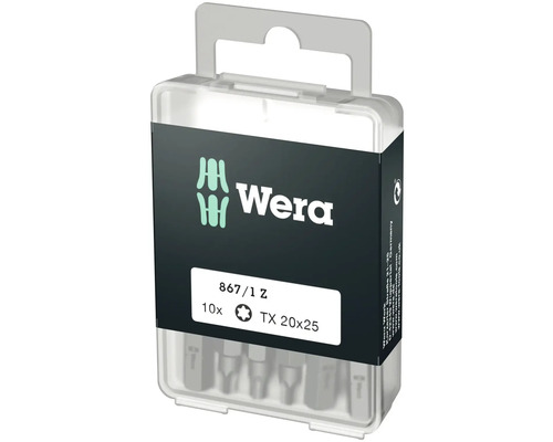 Wera 867/1 Z Torx Bits, 10er-Pack