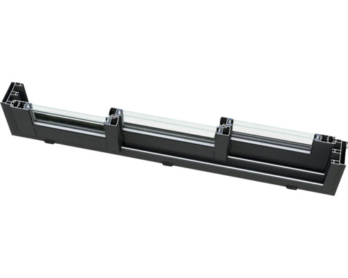 Schnittansicht eines Fensterrahmens