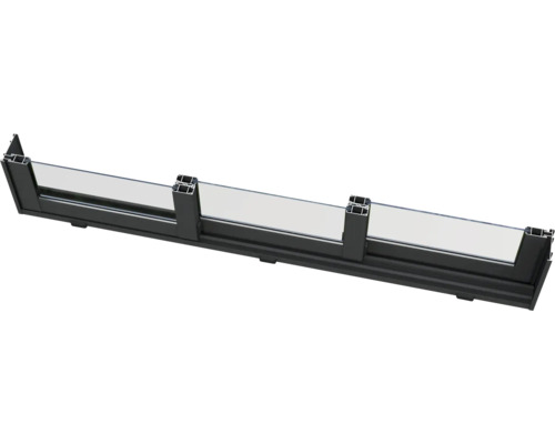 Fensterelement mit Aluminiumrahmen und Glasfüllung