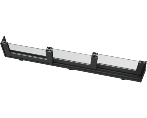 Balkongeländer aus Glas und Aluminium