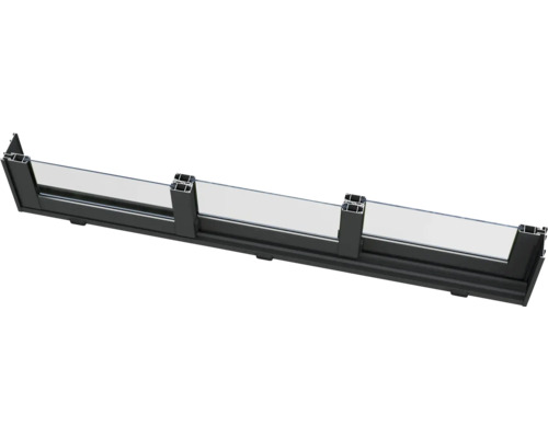 Fensterelement mit Glaseinsatz und Rahmen